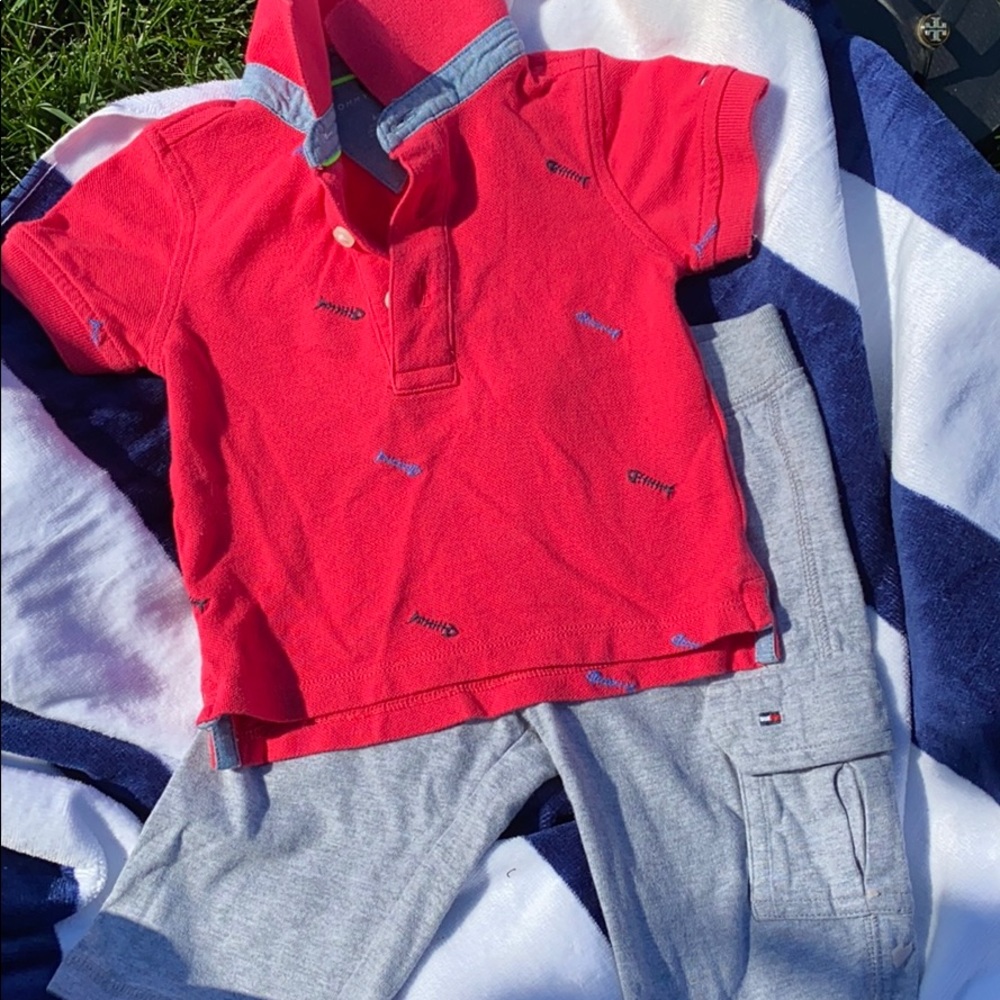 Tommy Hilfiger Shorts & Polo Set 💙